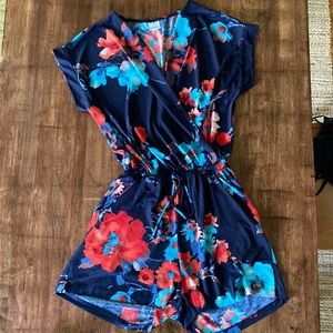 Kaileigh Floral Romper | XS